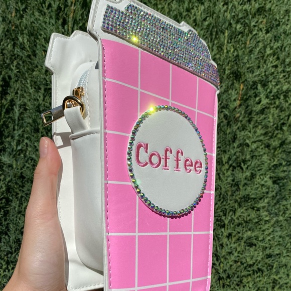 Pink KAWAII COFFEE PURSE - Picture 4 of 7